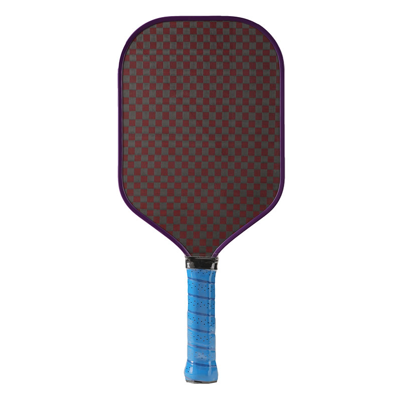 紅黑凱夫拉8K 一體成型碳纖維匹克球拍（QY152拍型）