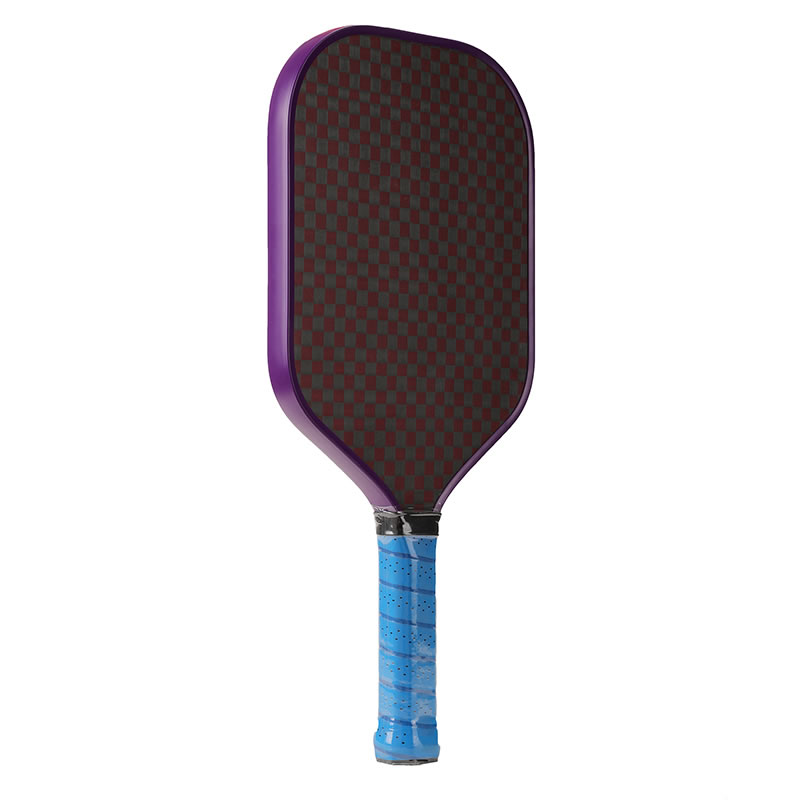 紅黑凱夫拉8K 一體成型碳纖維匹克球拍（QY152拍型）