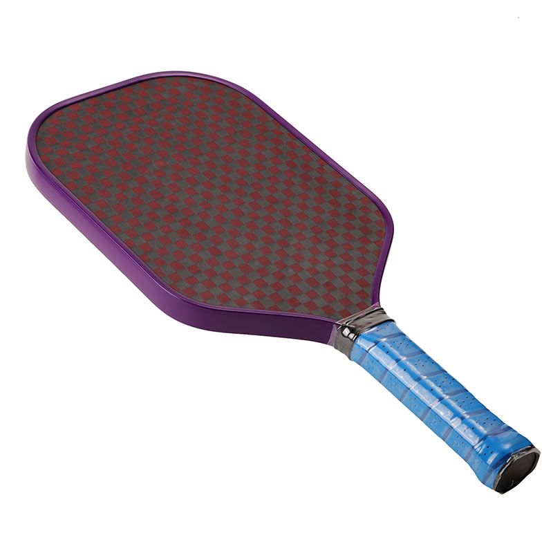 紅黑凱夫拉8K 一體成型碳纖維匹克球拍（QY152拍型）